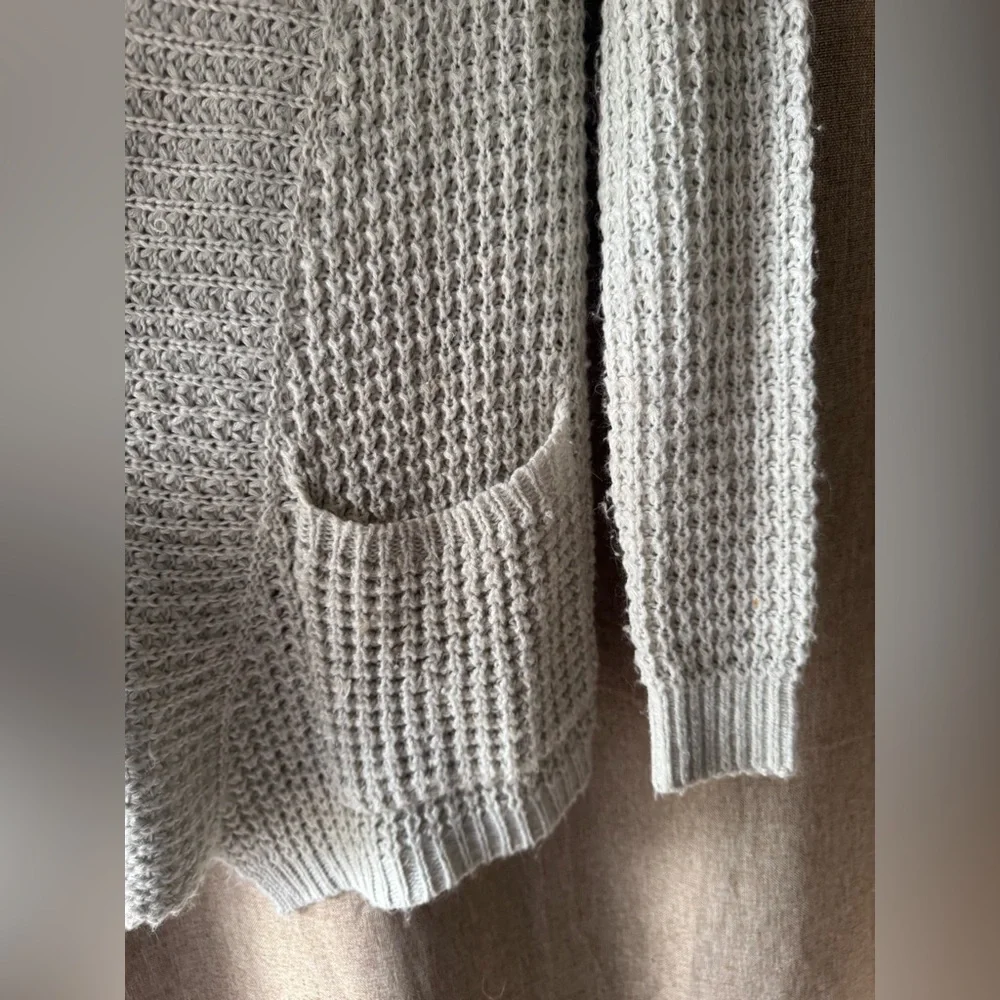Rip Curl Cozy Gray Open-Front Cardigan
